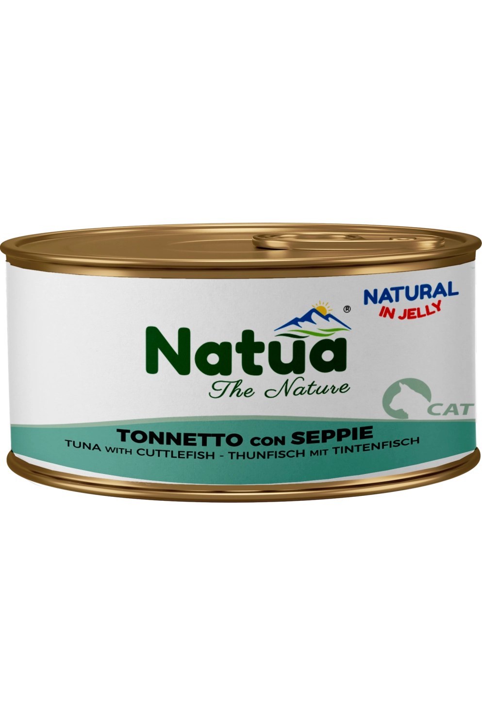 Natua Cat Natural Tonnetto con Seppie Jelly 85g Lattina Natua Cat Natural Tonnetto con Seppie Jelly 85g Lattina